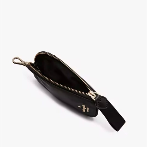 Kate Spade Chelsea Card Case Lanyard Black Nylon KC630 New - Picture 3 of 3